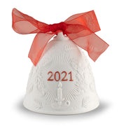 Lladro 2021 Bell Christmas Ornament (Red Re-Deco)