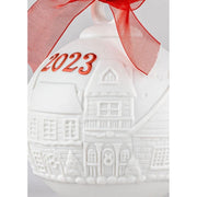 Lladro 2023 Ball Christmas Ornament (Red Re-Deco)