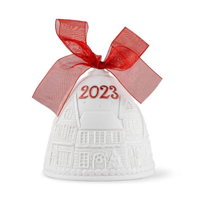 Lladro 2023 Bell Christmas Ornament (Red Re-Deco)
