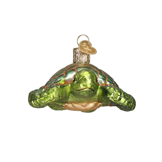 Old World Christmas Green Sea Turtle Ornament