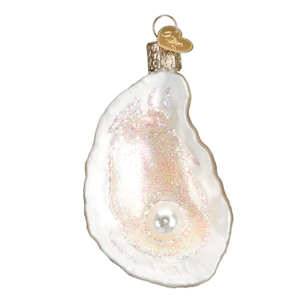 Old World Christmas Oyster With Pearl Ornament