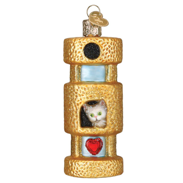 Old World Christmas Cat Tower Ornament
