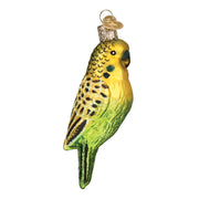 Old World Christmas Miniature Parakeet Ornament - Green