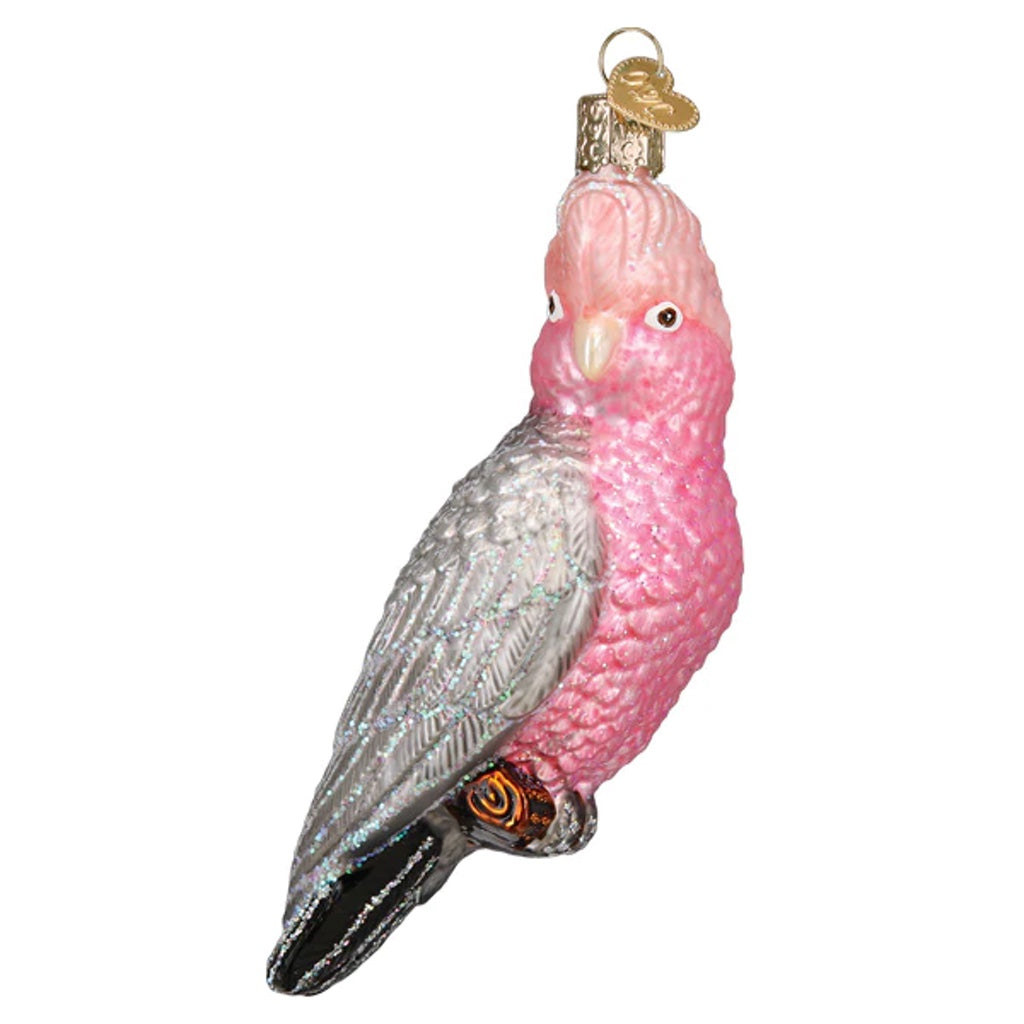 Old World Christmas Rose-Breasted Cockatoo Ornament