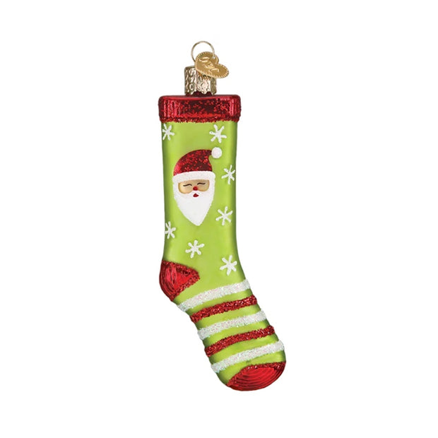 Old World Christmas Sock Ornament