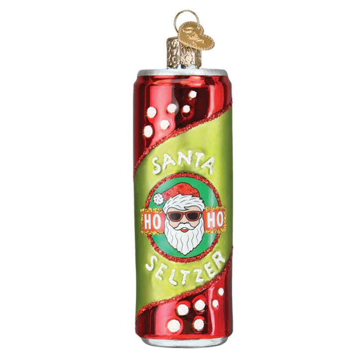 Old World Christmas Santa Seltzer Ornament