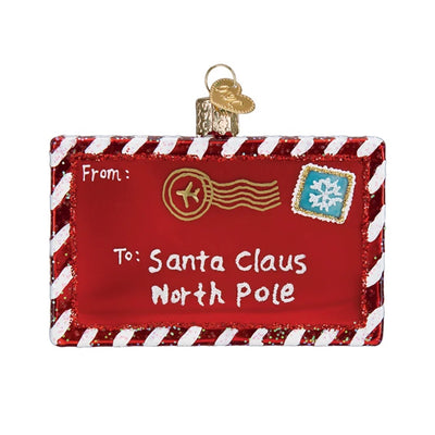 Old World Christmas Letter to Santa Christmas Ornament