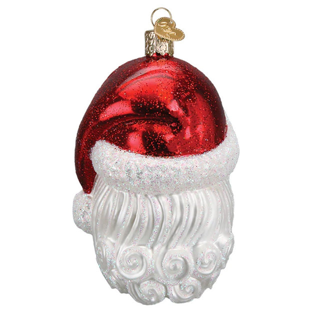 Old World Christmas Santa With Face Mask Ornament