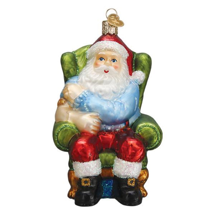 Old World Christmas Santa Vaccinated Ornament