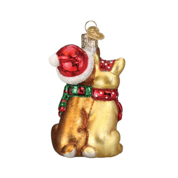 Old World Christmas Rudolph And Clarice Ornament