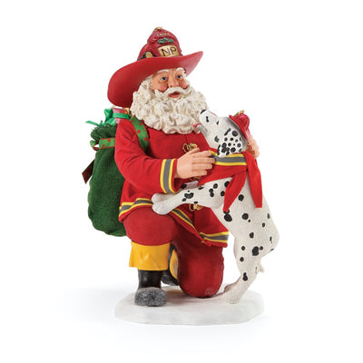 Possible Dreams Clothtique North Pole Company Santa Figurine
