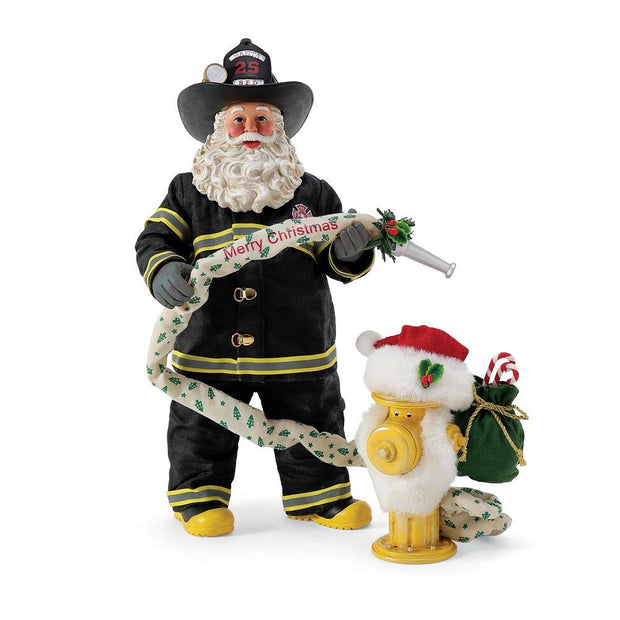 Possible Dreams Clothtique Holiday Hookup Santa Figurine
