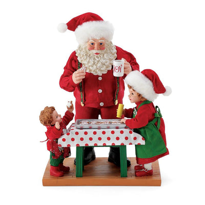 Possible Dreams Clothtique Joy of Baking Santa Figurine