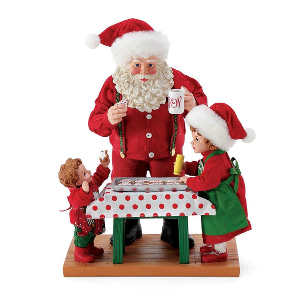 Possible Dreams Clothtique Joy of Baking Santa Figurine