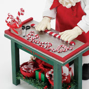 Possible Dreams Clothtique Candy Cane Maker Santa Figurine