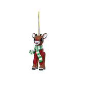 Rudolph The Red-Nosed Reindeer in a Red Sweater Ornament