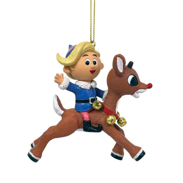 Rudolph The Red-Nosed Reindeer & Hermey Ornament