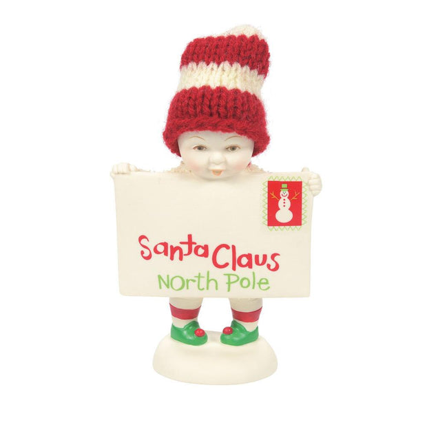 Snowbabies Mail For Santa Figurine