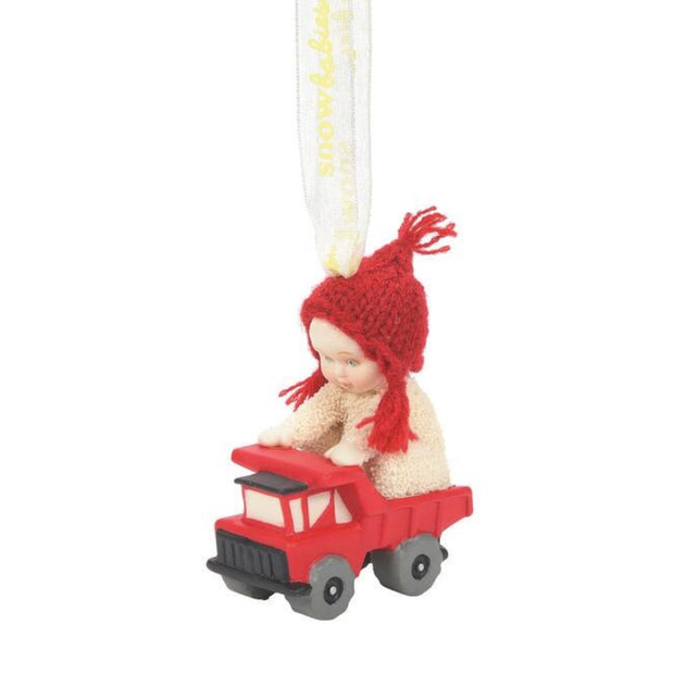 Snowbabies Christmas Truckin' Ornament