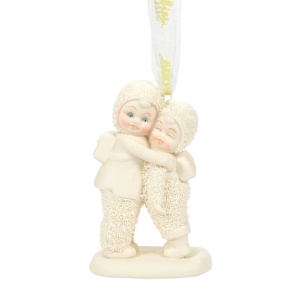 Snowbabies Can't Get Enough Hugs Ornament