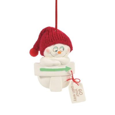 Snowpinions Go Your Own Way Ornament