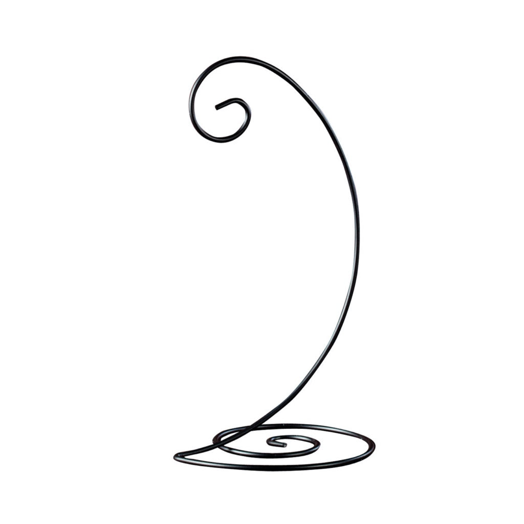 Black Spiral Ornament Display Stand - Large