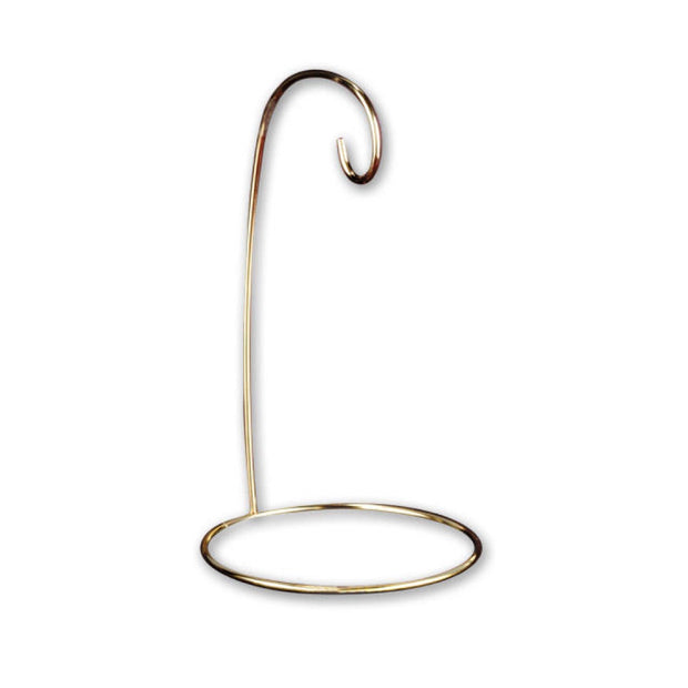 Brass Finish Basic Wire Ornament Display Stand - Medium