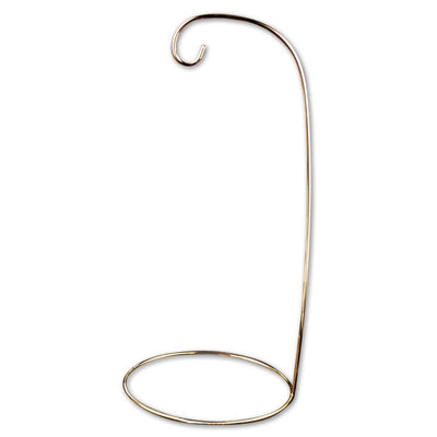 Brass Finish Basic Wire Ornament Display Stand - Large
