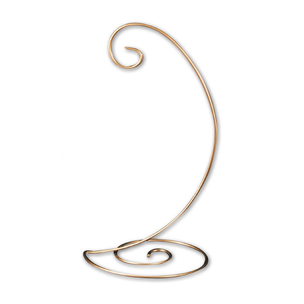 Gold Spiral Ornament Display Stand - Small